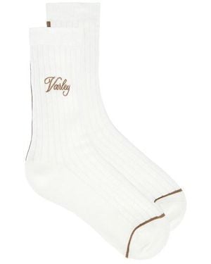 Varley Ivan Light Rib Sock - White