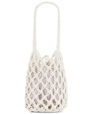 Hat Attack Elodie Fisherman Bag - White