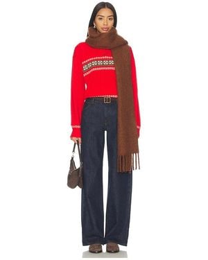 Lovers + Friends Louisa Scarf - Red