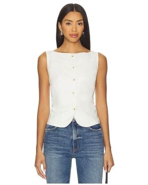 Lovers + Friends Jackie Top - White