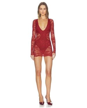 HAELO Lace Veiled Mini - Red