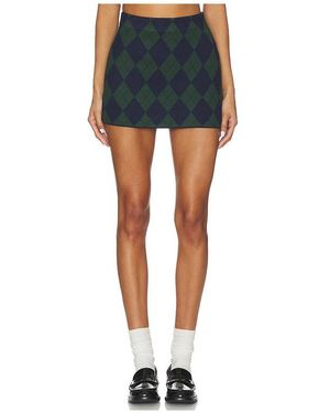 Show Me Your Mumu Cher Mini Skort - Blue