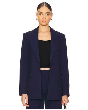 Camila Coelho Structured Single-Button Blazer - Blue