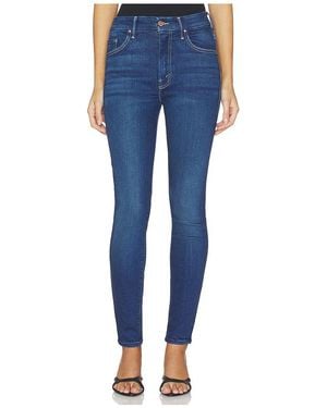 Mother High Waisted Looker Jeans - Blue