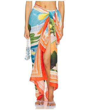 Seafolly Sunset Sarong - Orange