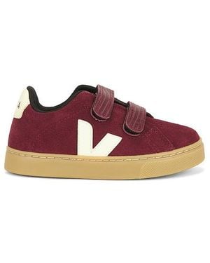 Veja Kids Small Esplar Trainers - Red