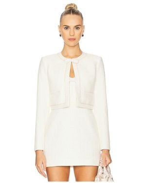 LoveShackFancy Ralphette Jacket - White
