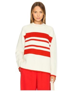 Solid & Striped Strick Rhea - Rot