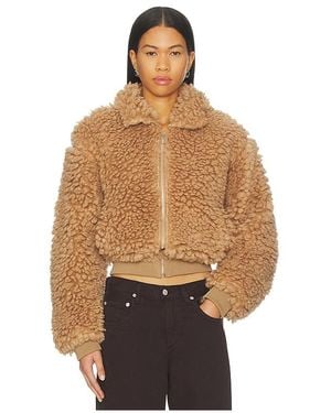 MORE TO COME Indira Teddy Jacket - Natural