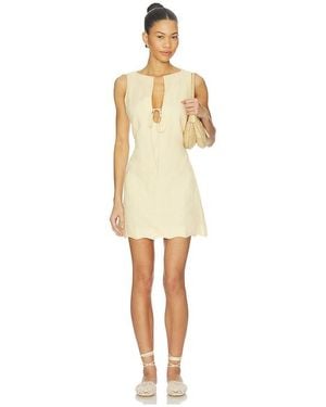 Faithfull the Brand Alondra Mini Dress - Natural