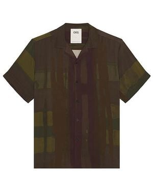 Oas Dusky Meld Viscose Shirt - ブラウン