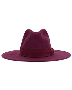 Brixton Layton Comfort Fedora - Red