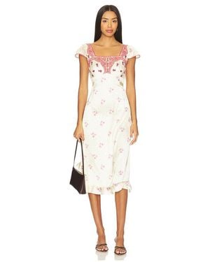 Free People Midi-Kleid Haven - Weiß
