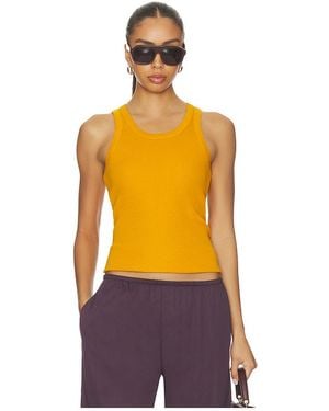 Vince Tank-Top Mit U-Ausschnitt - Gelb