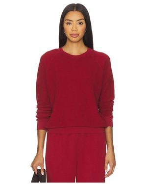 PERFECTWHITETEE Figurbetonter Rundhalspullover Ziggy - Rot