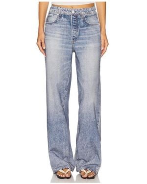 Rag & Bone Pierna Ancha Miramar Terry En Color Azul Talla (También En M)