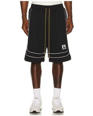 Rhude Baggy Mesh Basketball Short - Black