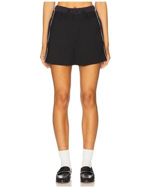 Monse Deconstructed Suiting Short - Black