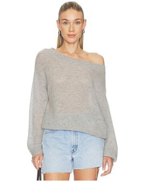 NAADAM Jersey Sweater En Color Gris Talla (También En S, Xs, M) - Blanco