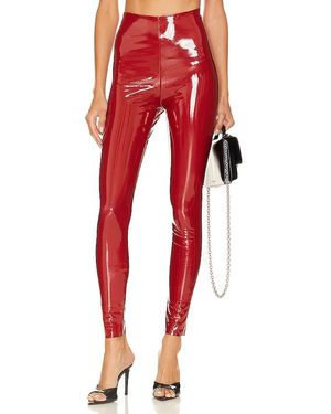 Commando Faux Patent Leather Legging - Red