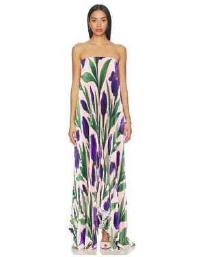 L'idée Bisous Strapless Gown - White