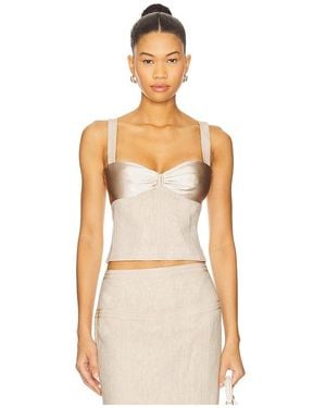 Camila Coelho Cassia Top - Natural