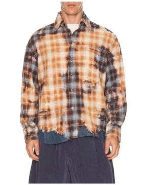 Feng Chen Wang Long Sleeve Shirt - Blue
