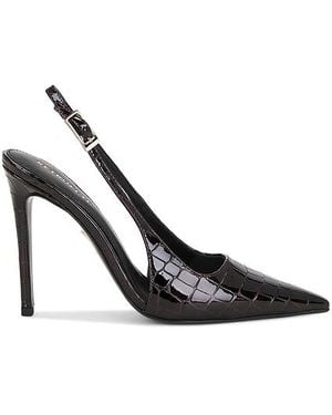 retroféte Talón Descubierto Cindy En Color Vino Talla (También En 37.5, 38.5, 39, 39.5, 40) - Negro