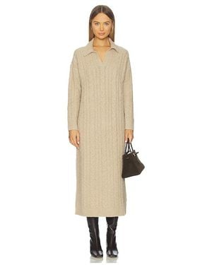 Line & Dot Emila Maxi Dress - Natural