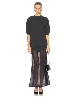 SER.O.YA Arwen Knit Maxi Dress - Black