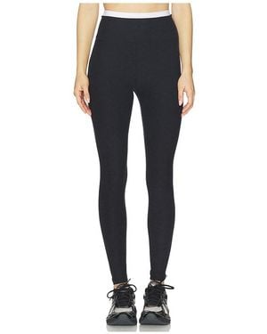 Beyond Yoga Spacedye Layered High Waisted Midi Legging - Blue