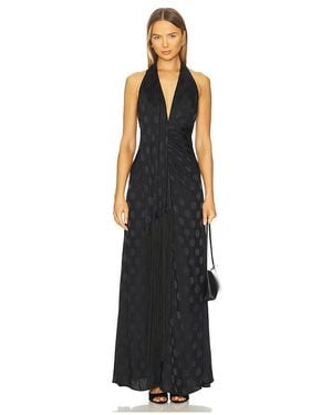 AZULU Maxikleid Georgina - Schwarz