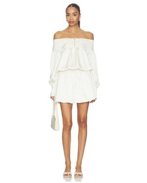 Line & Dot Nicolo Mini Dress - White
