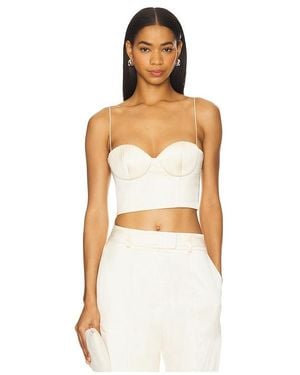 Bevza Seashell Top En Color Crema Talla En - Multicolor