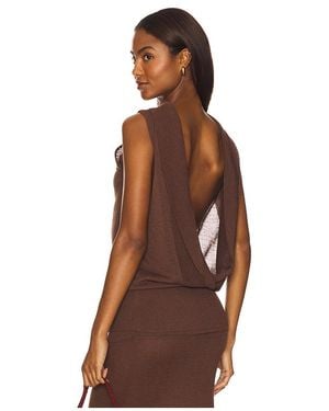geel Serra Tunic Top - Brown