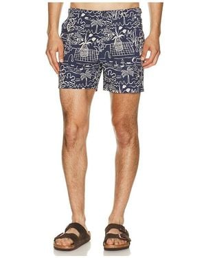 Marine Layer Badehose Na - Blau
