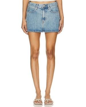 SLVRLAKE Denim Re-work 5pkt Mini Skirt - Blue