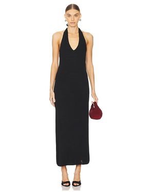Show Me Your Mumu Neckholder-Kleid Kate - Schwarz