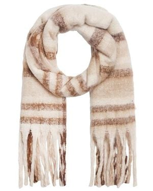Hat Attack Cozy Plaid Scarf - Natural