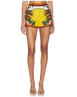 retroféte Shorts Tansie - Gelb