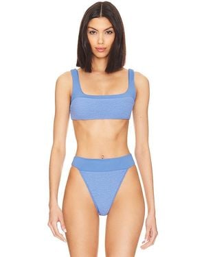 KYA Jayce Reversible Bikini Top - Blue