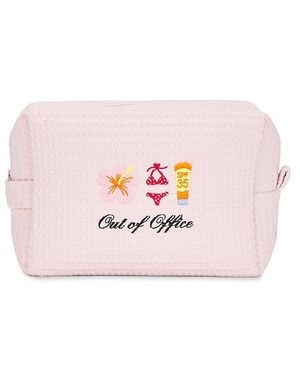 Abode Bolsa Waffle Pouch En Color Rosado Talla
