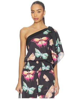 Juliet Johnstone Mariposa One Shoulder Top - White