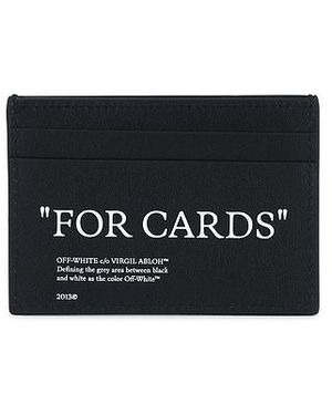 Off-White c/o Virgil Abloh Kartenetui Quote - Schwarz