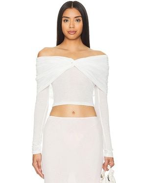 SNDY'S Madrid Off Shoulder Top - White