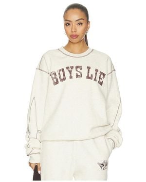 Boys Lie Wild West Kara Crewneck Sweatshirt - White