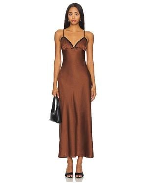 Nia Camille Dress - Brown