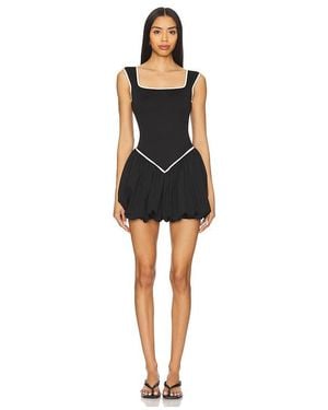 PORT DE BRAS Bella Rib Dress - Black
