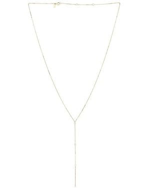 EF Collection Diamond Callae Lariat Necklace - White