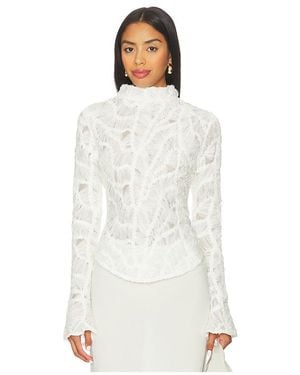 OW Collection Cassie Blouse En Color Blanco Talla (También En S, Xs)